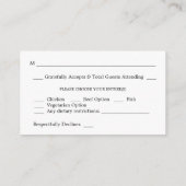 Budget Black & White Calligraphy 2SM UAWG Begleitkarte (Rückseite)