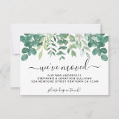 Budget Blätter Wir haben die Ankündigungskarte ver Mitteilungskarte (Vorderseite)