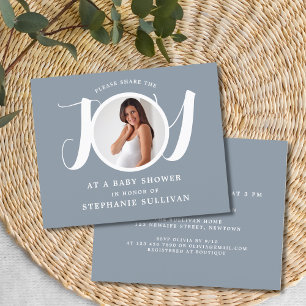 Budget Blue Baby Dusche Einladung