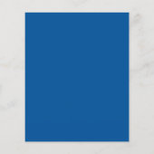 Budget Blue Bah Mitzvah Einladung (Rückseite)
