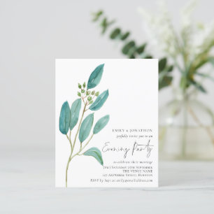 Budget Blue Blätter Hochzeitsstichtag Abend Party