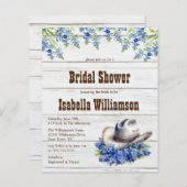 Budget Blue Bonnet Whitewash Wood Brautparty (Vorne/Hinten)