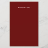 BUDGET Blue Burgundy Floral Wedite A9 (Rückseite)