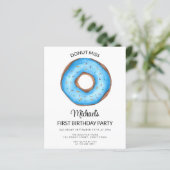 Budget Blue Donut Boys erste Geburtstagspartei (Stehend Vorderseite)