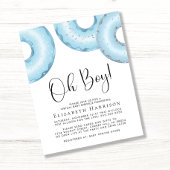 Budget Blue Donuts Oh Boy Virtual Sprinkle Einladu