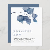 Budget Blue Foliage Moving New Address Details (Vorne/Hinten)