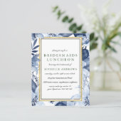 BUDGET Blue Garden Bridesmaids Luncheon Wedding (Stehend Vorderseite)