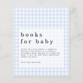 Budget Blue Gingham Books für Baby-Gehäuse (Vorderseite)