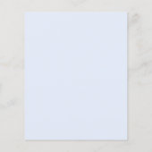 Budget Blue Gingham Diaper Raffle Gehäuse (Rückseite)