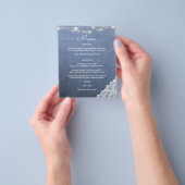 Budget Blue Jeans, String Lights & Lace Menu Flyer (Gruppe)