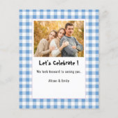 BUDGET Blue Kariert Vatertag GRILLEN Party laden (Rückseite)