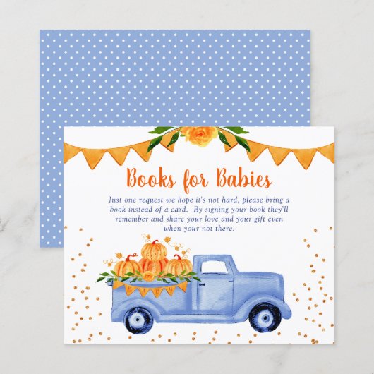 Budget Blue Little Pumpkin Books für Babys (Vorne/Hinten)