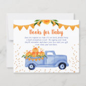Budget Blue Pumpkin Truck Books for Baby Card (Vorderseite)