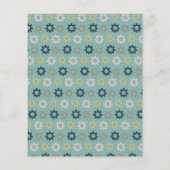 Budget Blue Robot Einfach 1. Geburtstag Einladung (Rückseite)