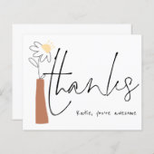 Budget Blume Vase Informelle Skriptbezeichnung Vie (Vorne/Hinten)