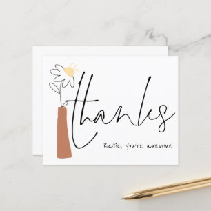 Budget Blume Vase Informelle Skriptbezeichnung Vie