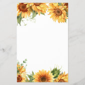 Budget Blumenbotanische Brautdusche Einladung Flyer (Hinten)