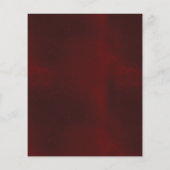 Budget Blumenburgund Brautdusche (Rückseite)