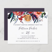 Budget Blumenchic 70. Geburtstagsfeier (Vorne/Hinten)