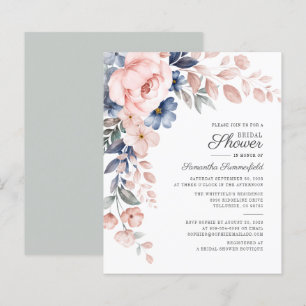 Budget Blumenwasser Bridal Dusche Einladung