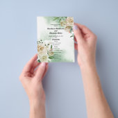Budget Blumenzettel. Flyer (Gruppe)