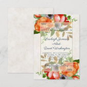 Budget: Blumenzwiebeleinladung für Wasserfarben Einladung (Vorne/Hinten)