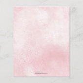 Budget Blush Floral Wedding Dress Brautparty (Rückseite)