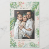 Budget Blush Forest Pine Holly Foto (Vorderseite)