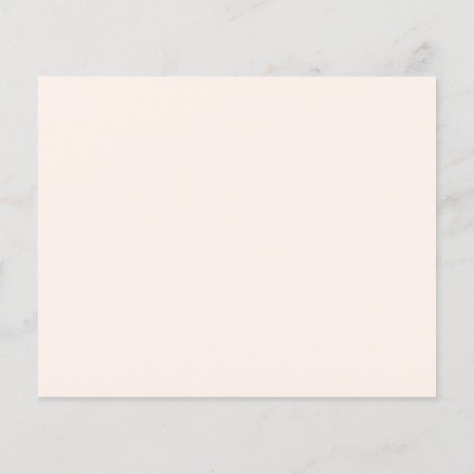 Budget Blush & Gold Confetti Script Überraschung P (Rückseite)