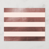 Budget Blush & Rose Gold Script Überraschung Party (Rückseite)