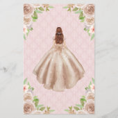 Budget Blush Rose Goldene Prinzessin Tiara Sweet 1 (Rückseite)