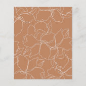 Budget Blush & Terracotta Bridal Brunch & Bubbly (Rückseite)