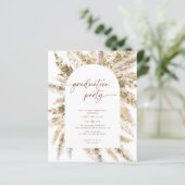 Budget Bohemisch Pampas Grass Graduation Party (Stehend Vorderseite)