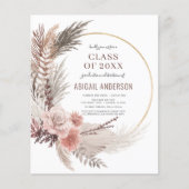 Budget Boho 2023 Grad Party Blumenladen (Vorderseite)