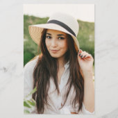 Budget Boho 2023 Grad Party Foto Einladung (Rückseite)