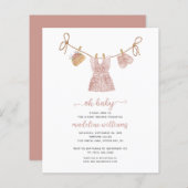 BUDGET BOHO Baby Clothes Mädchen Oh Babydusche (Vorne/Hinten)