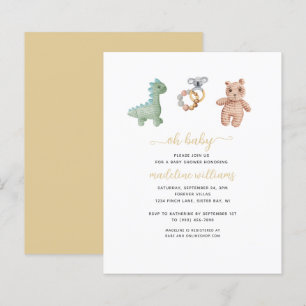 BUDGET-BOHO-BABYSPielsachen Neutrale Oh-Baby-Party