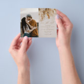 Budget Boho Blume Foto Hochzeit speichern das Datu Flyer (Gruppe)