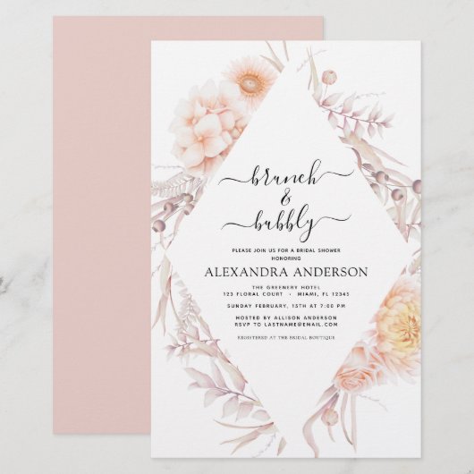 Budget Boho Brunch & Bubbly Brautparty (Vorne/Hinten)