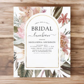 Budget Boho Burgundy Brautparty Luncheon