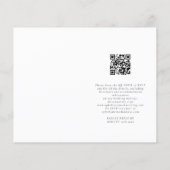 Budget Boho Cake Florals Bohemisch Hochzeit Einlad (Rückseite)