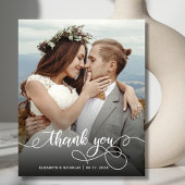 Budget Boho Calligraphy 2 Foto Wedding Vielen Dank