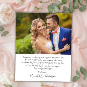 Budget Boho Calligraphy 2 Foto Wedding Vielen Dank