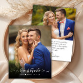 Budget Boho Calligraphy 2 Foto Wedding Vielen Dank