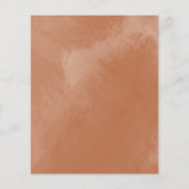 Budget Boho Celestial Terracotta Brautparty (Rückseite)