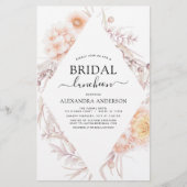 Budget Boho Chic Bridal Luncheon Dusty Pink Wüste (Vorderseite)