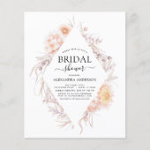 Budget Boho Chic Dusty Pink Wüste Brautparty (Vorderseite)