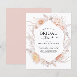 Budget Boho Chic Dusty Pink Wüste Brautparty