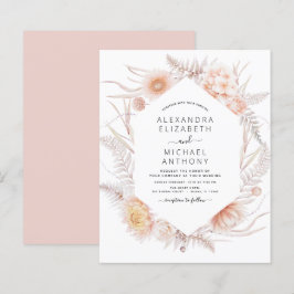 Budget Boho Chic Dusty Pink Wüste Wedding