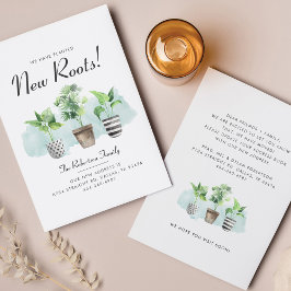 Budget Boho Chic New Roots Moving Ankündigung